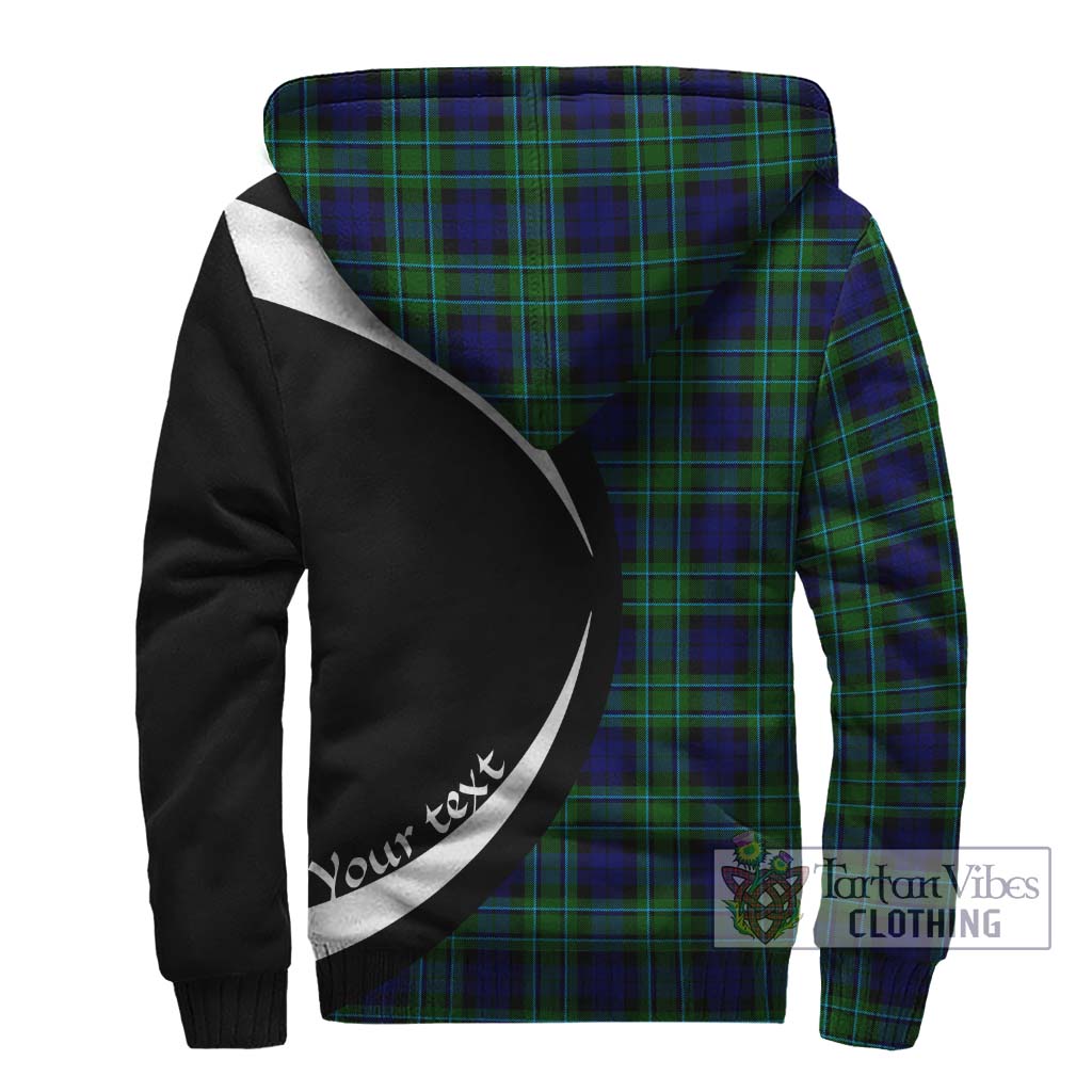 MacCallum Modern Tartan Sherpa Hoodie with Family Crest Circle Style - Tartan Vibes Clothing