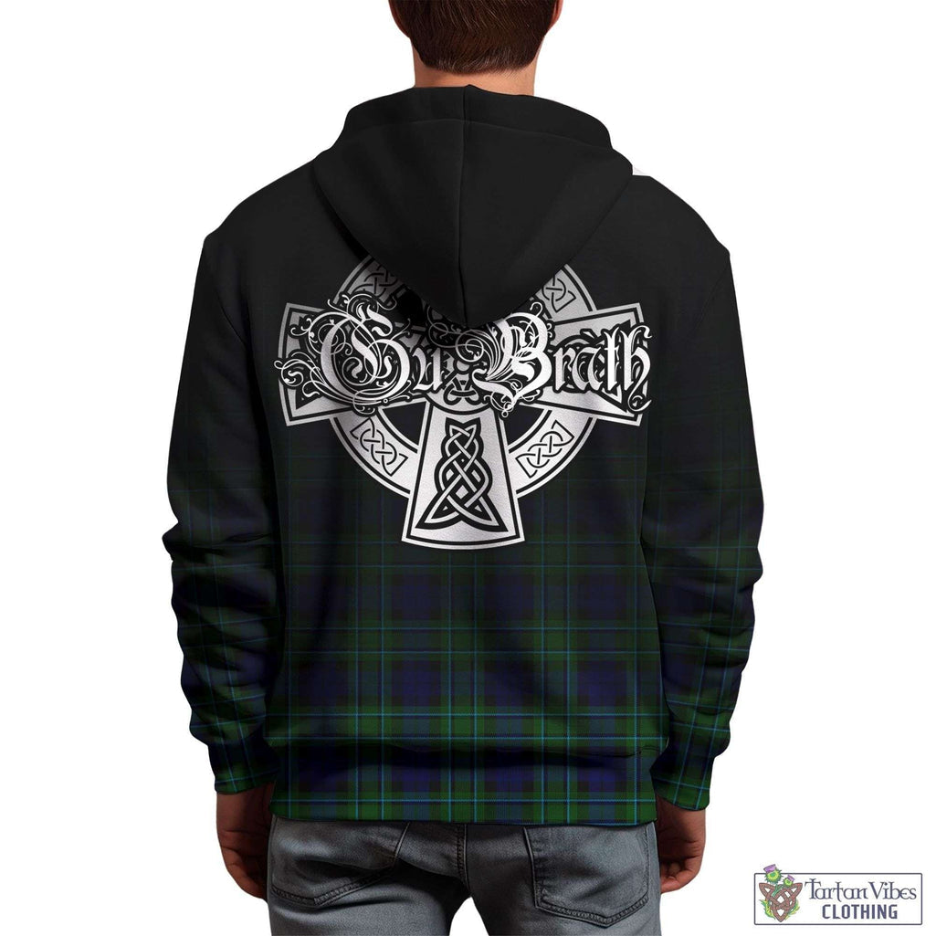 Tartan Vibes Clothing MacCallum Modern Tartan Hoodie Featuring Alba Gu Brath Family Crest Celtic Inspired