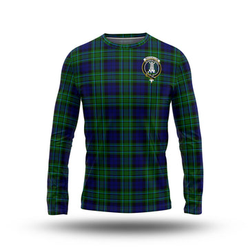 MacCallum Modern Tartan Long Sleeve T-Shirt with Family Crest