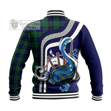 MacCallum Modern Tartan Baseball Jacket with Epic Bagpipe Style