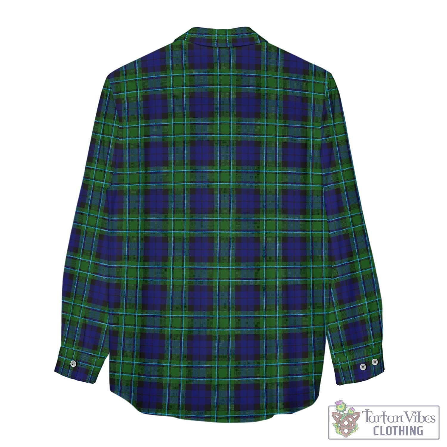 Tartan Vibes Clothing MacCallum Modern Tartan Womens Casual Shirt with Family Crest