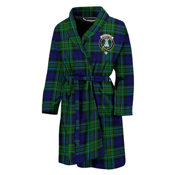 MacCallum Modern Tartan Bathrobe with Family Crest