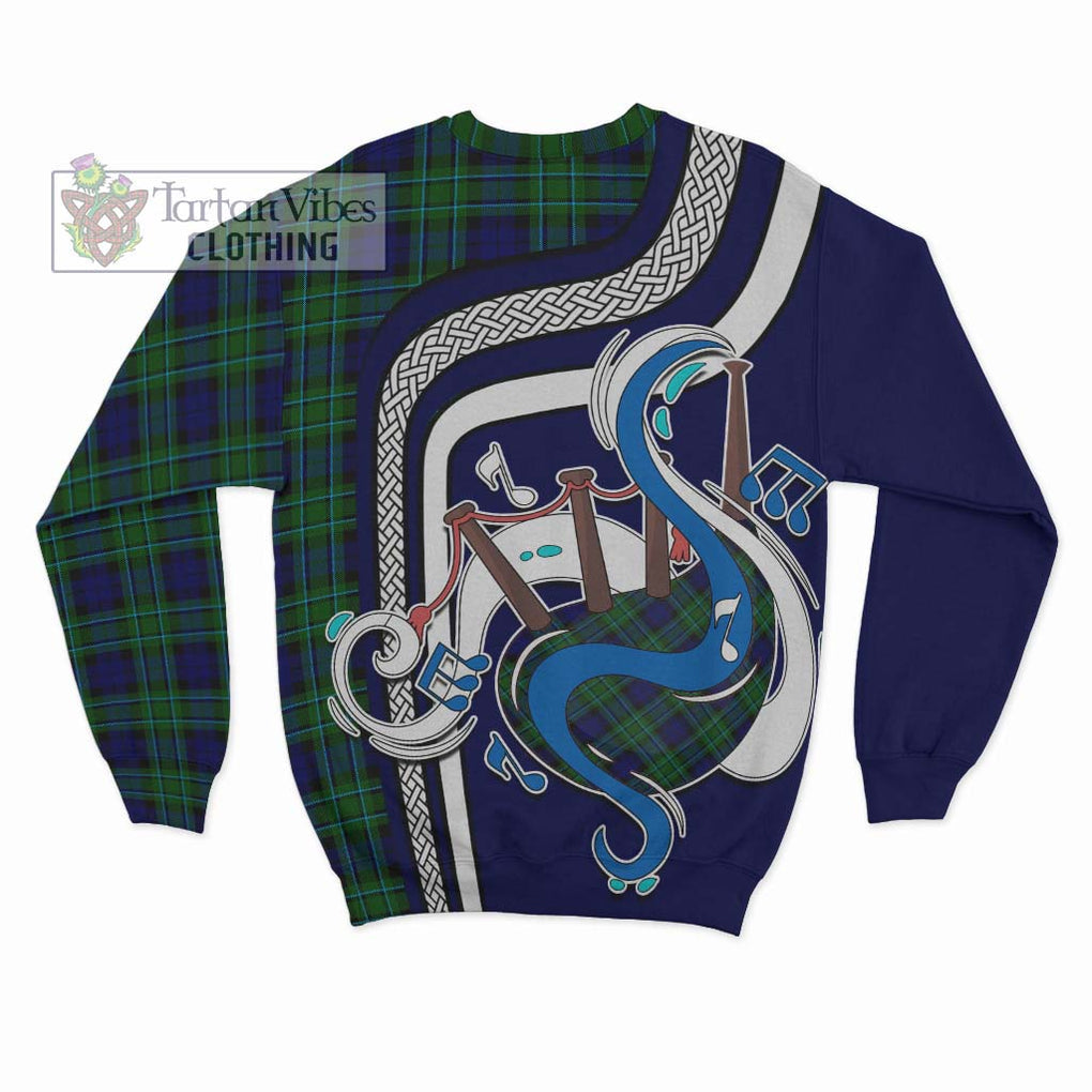 Tartan Vibes Clothing MacCallum Modern Tartan Sweatshirt with Epic Bagpipe Style