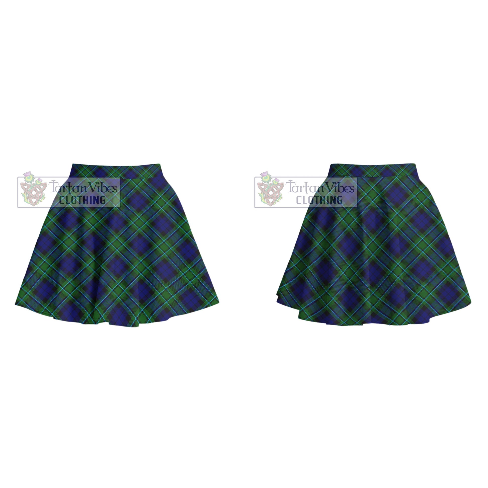 Tartan Vibes Clothing MacCallum Modern Tartan Women's Plated Mini Skirt