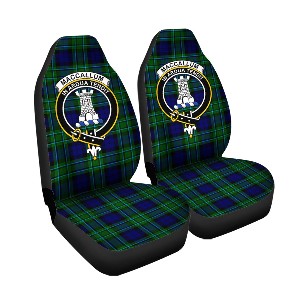 MacCallum Modern Tartan Car Seat Cover with Family Crest - Tartanvibesclothing