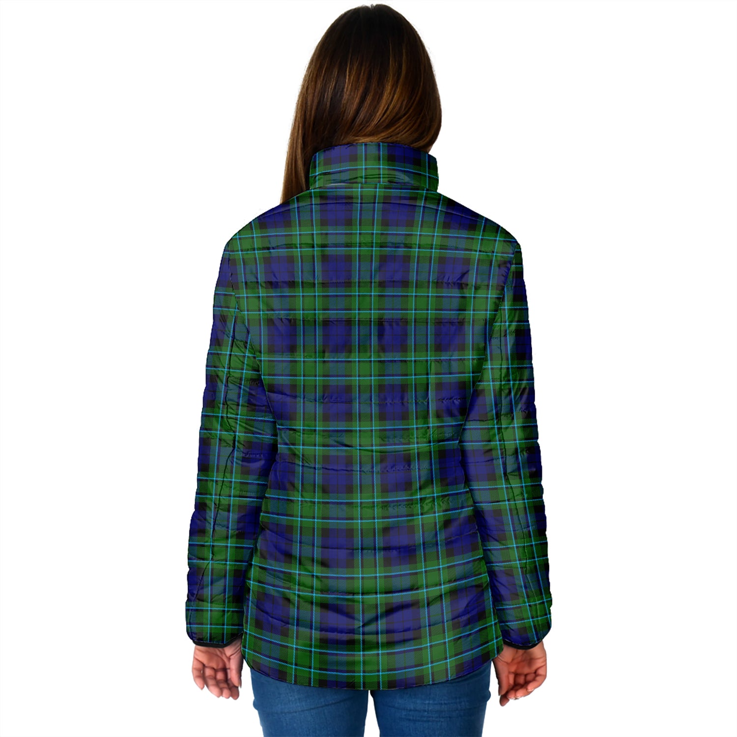 MacCallum Modern Tartan Padded Jacket with Family Crest - Tartan Vibes Clothing