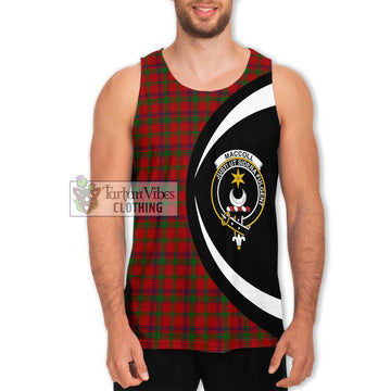 MacColl (McColl) Tartan Men's Tank Top with Family Crest Circle Style