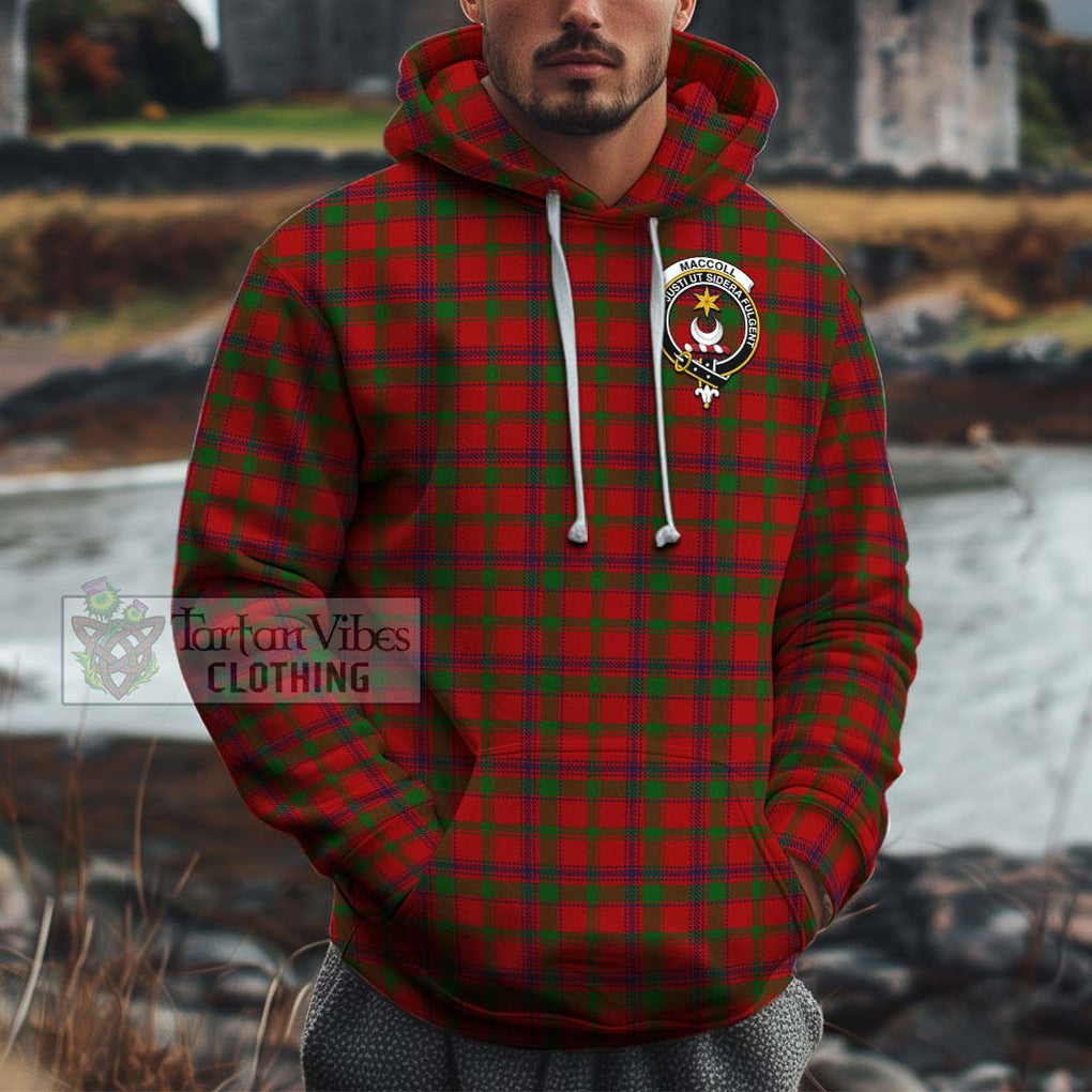 MacColl (McColl) Tartan Cotton Hoodie with Family Crest Pullover Hoodie XS - Tartan Vibes Clothing