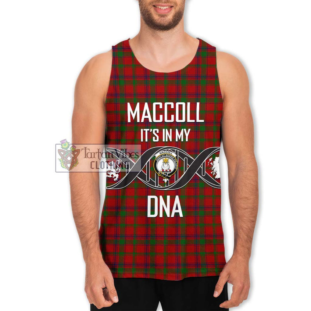 MacColl (McColl) Tartan Men's Tank Top with Family Crest DNA In Me Style Men - Tartanvibesclothing Shop