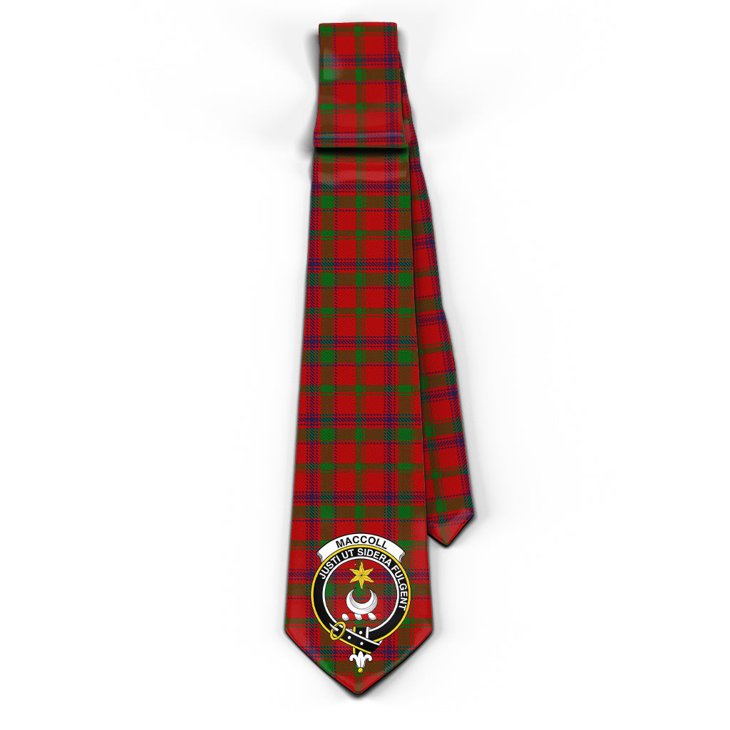 MacColl (McColl) Tartan Classic Necktie with Family Crest - Tartan Vibes Clothing