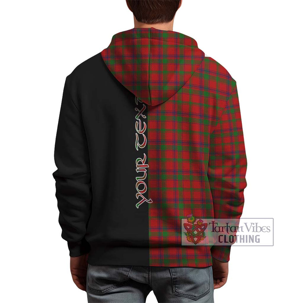 MacColl (McColl) Tartan Hoodie with Family Crest and Half Of Me Style - Tartanvibesclothing Shop