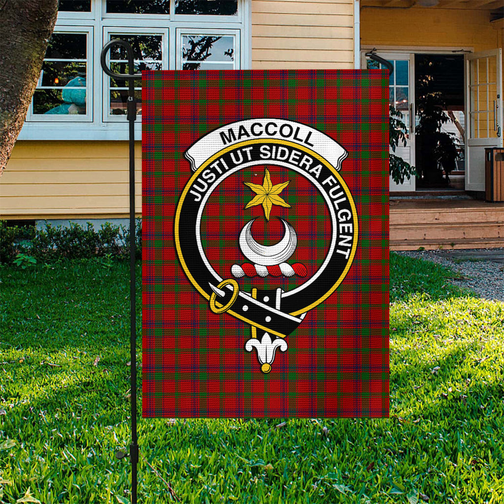 MacColl (McColl) Tartan Flag with Family Crest - Tartan Vibes Clothing