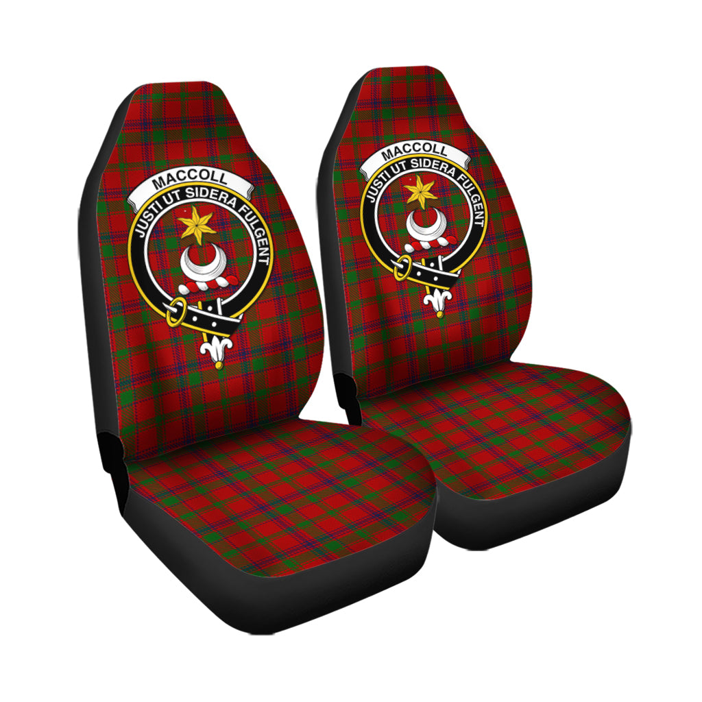 MacColl Tartan Car Seat Cover with Family Crest - Tartanvibesclothing