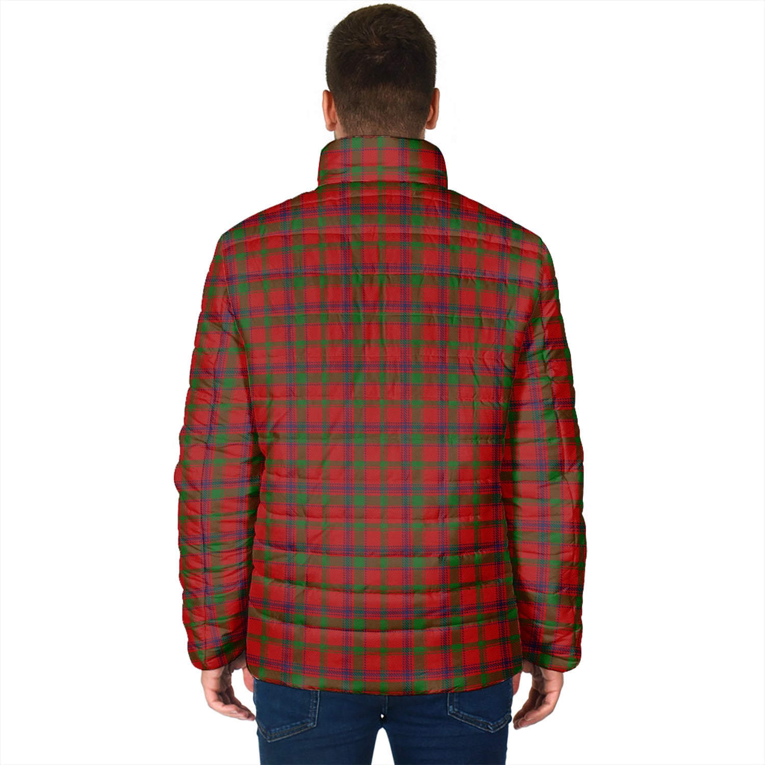 MacColl (McColl) Tartan Padded Jacket with Family Crest - Tartan Vibes Clothing