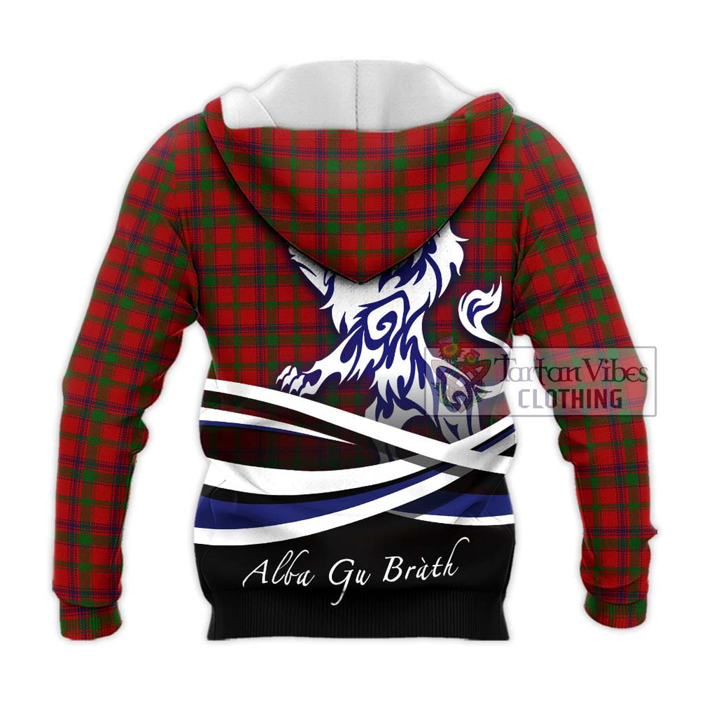 MacColl (McColl) Tartan Knitted Hoodie with Alba Gu Brath Regal Lion Emblem - Tartanvibesclothing Shop