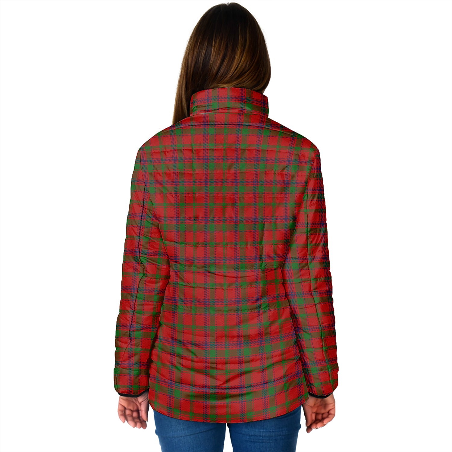 MacColl (McColl) Tartan Padded Jacket with Family Crest - Tartan Vibes Clothing