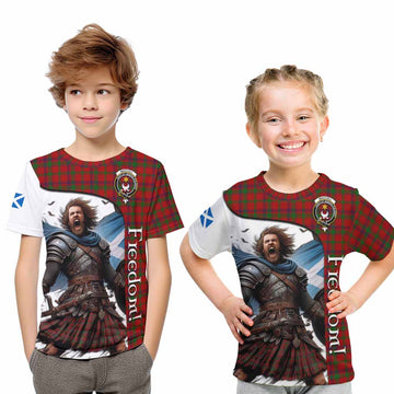 MacColl (McColl) Crest Tartan Kid T-Shirt Inspired by the Freedom of Scottish Warrior