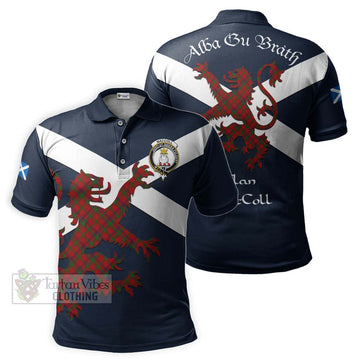 MacColl (McColl) Tartan Lion Rampant Polo Shirt Proudly Display Your Heritage with Alba Gu Brath and Clan Name