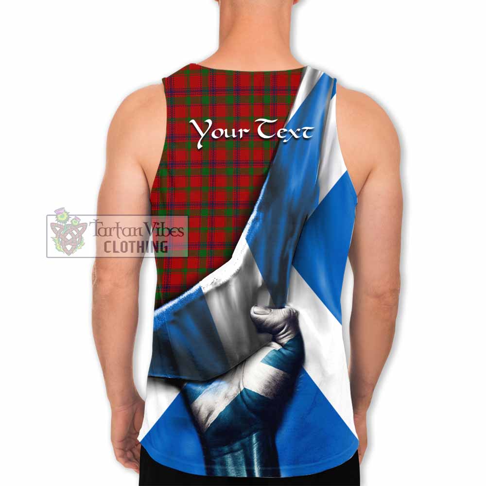 Tartan Vibes Clothing MacColl (McColl) Tartan Men's Tank Top with Family Crest Scotland Patriotic Style