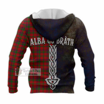MacColl (McColl) Tartan Family Crest Knitted Hoodie Alba Gu Brath Be Brave Lion Ancient Style - Tartan Vibes Clothing