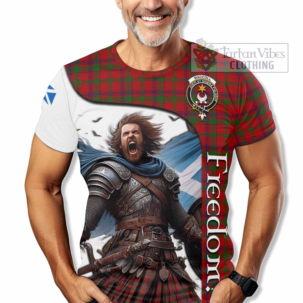 MacColl (McColl) Crest Tartan T-Shirt Inspired by the Freedom of Scottish Warrior