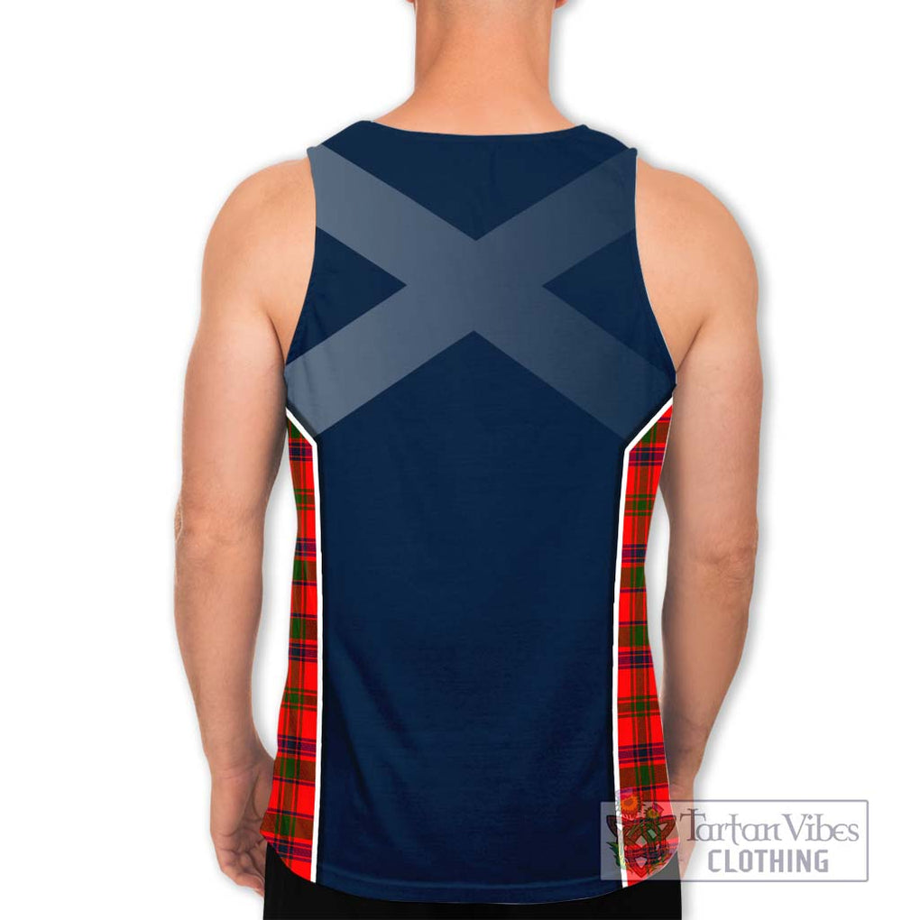 MacColl Modern Tartan Men's Tank Top with Family Crest and Lion Rampant Vibes Sport Style - Tartan Vibes Clothing