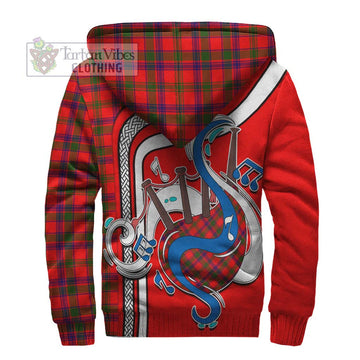 MacColl Modern Tartan Sherpa Hoodie with Epic Bagpipe Style