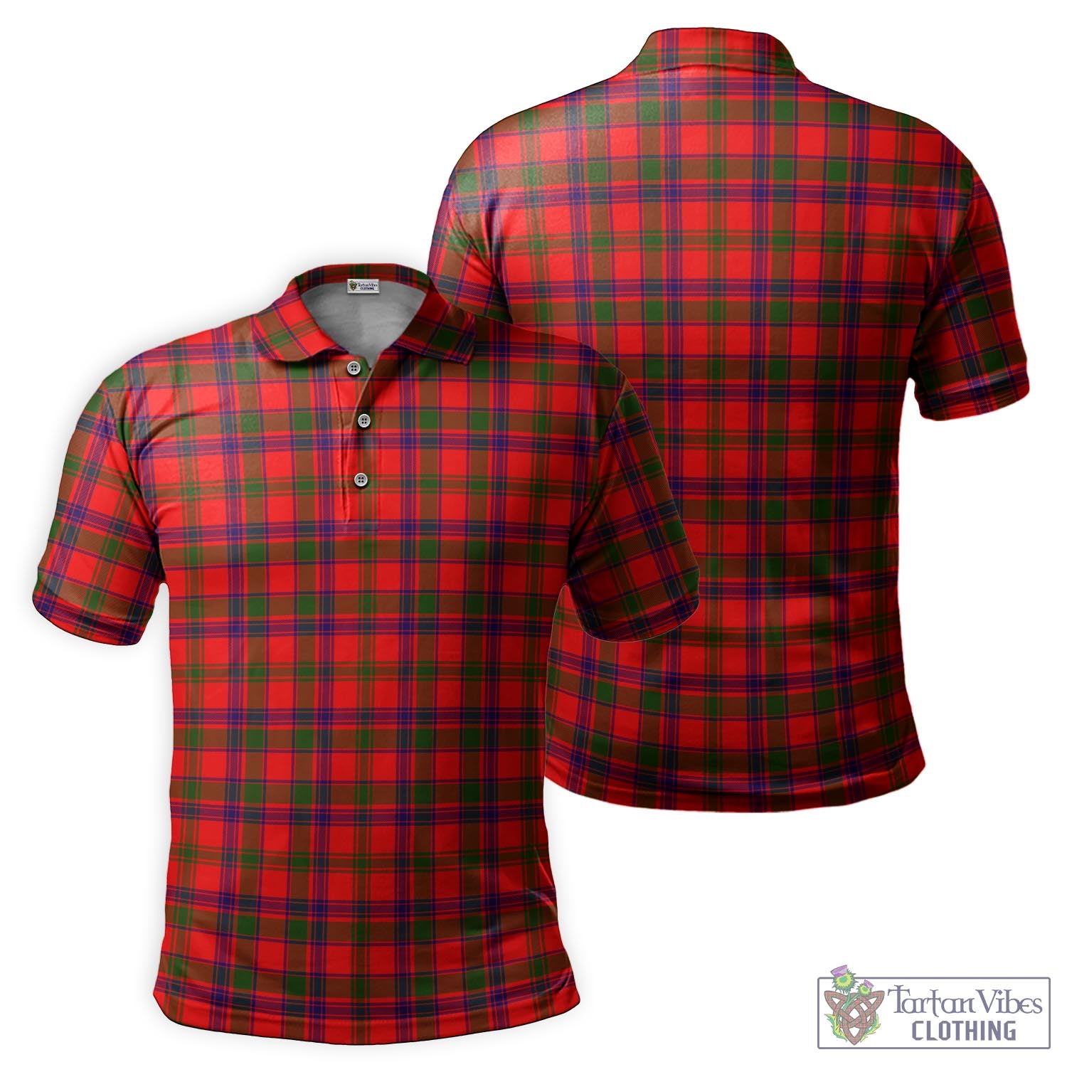 Tartan Vibes Clothing MacColl Modern Tartan Mens Polo Shirt