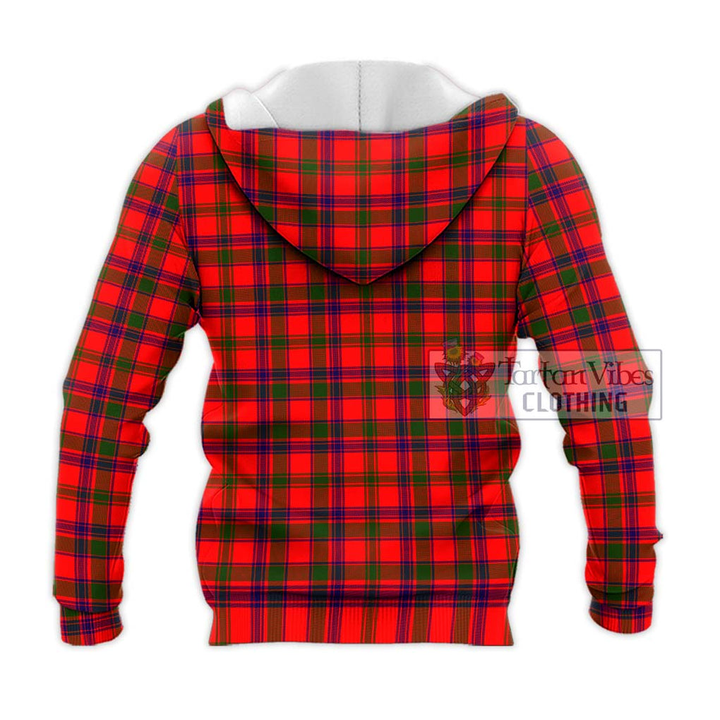 MacColl Modern Tartan Knitted Hoodie with Family Crest DNA In Me Style - Tartanvibesclothing Shop