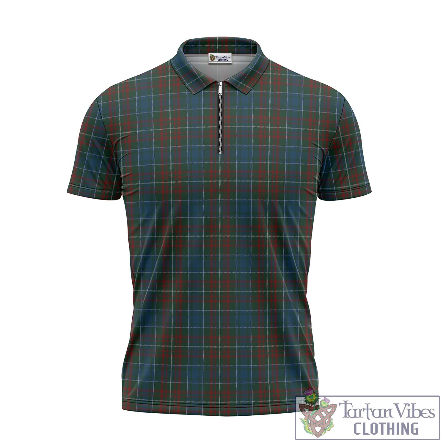 Tartan Vibes Clothing MacConnell Tartan Zipper Polo Shirt