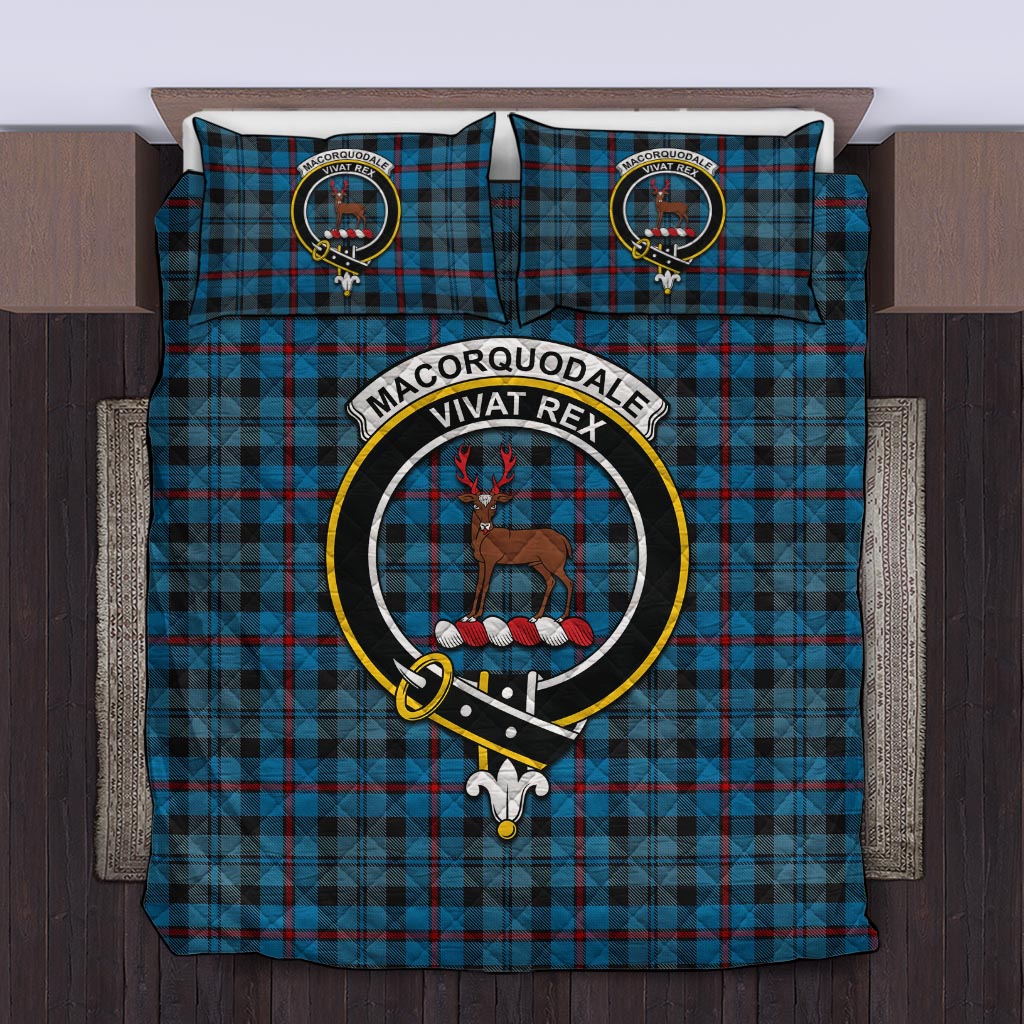 MacCorquodale (McCorquodale) Tartan Quilt Bed Set with Family Crest Twin - Tartan Vibes Clothing