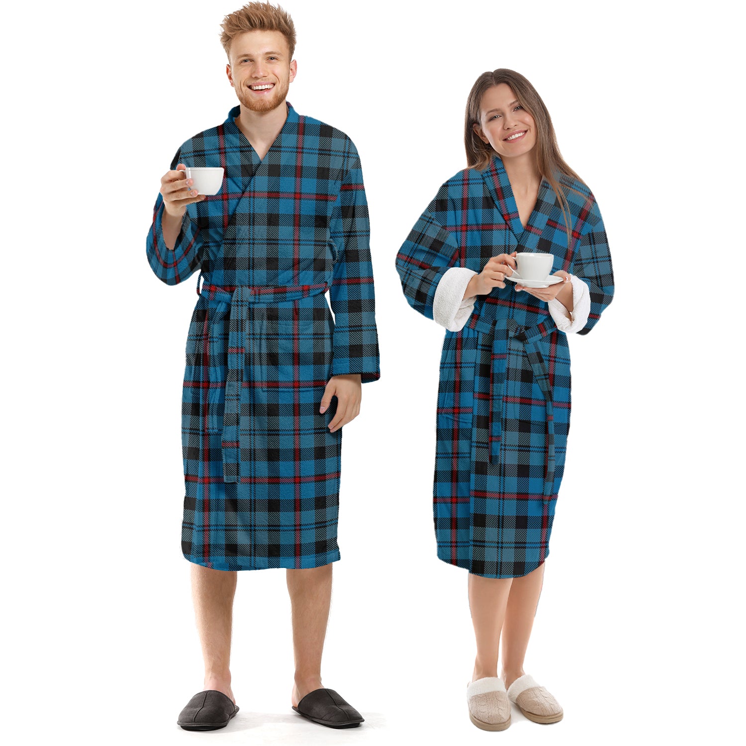 MacCorquodale (McCorquodale) Tartan Bathrobe Unisex S - Tartan Vibes Clothing