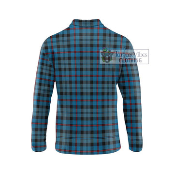 MacCorquodale (McCorquodale) Tartan Long Sleeve Polo Shirt with Family Crest DNA In Me Style