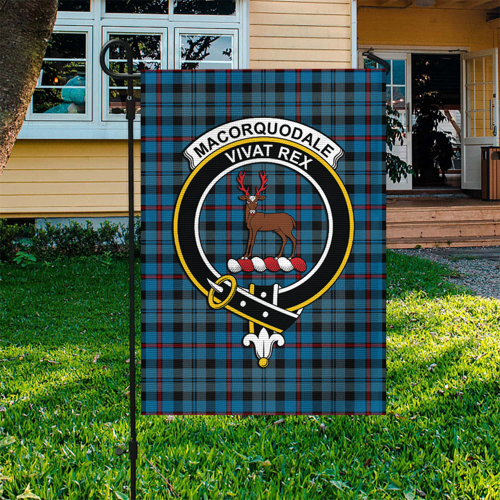 MacCorquodale (McCorquodale) Tartan Flag with Family Crest - Tartan Vibes Clothing