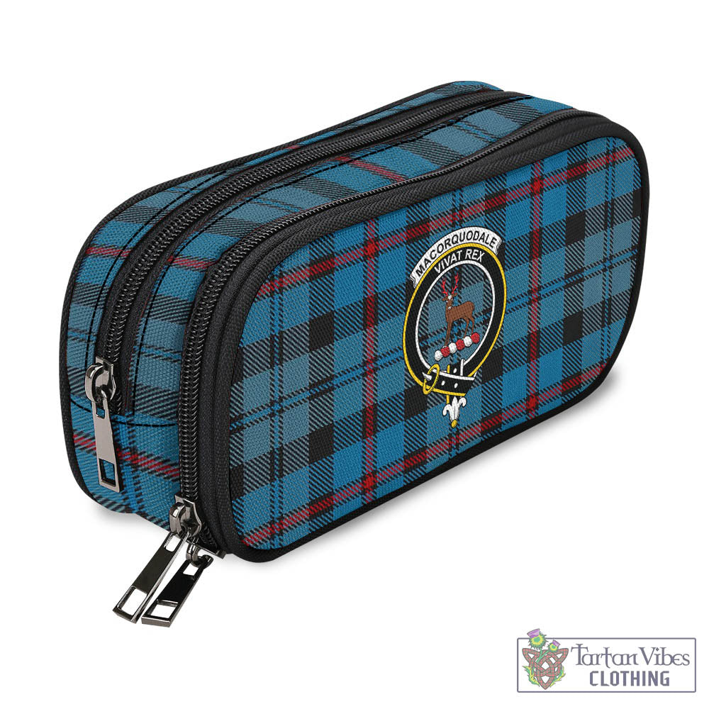 Tartan Vibes Clothing MacCorquodale Tartan Pen and Pencil Case with Family Crest