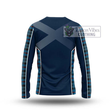 MacCorquodale (McCorquodale) Tartan Long Sleeve T-Shirt with Family Crest and Lion Rampant Vibes Sport Style