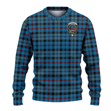 MacCorquodale (McCorquodale) Tartan Ugly Sweater with Family Crest