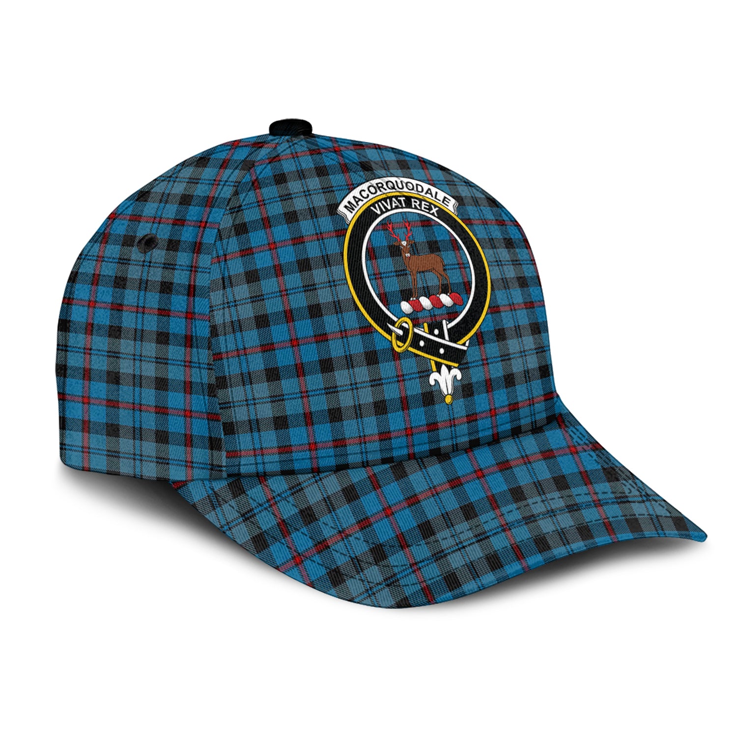 MacCorquodale (McCorquodale) Tartan Classic Cap with Family Crest - Tartan Vibes Clothing