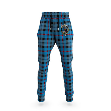 MacCorquodale (McCorquodale) Tartan Joggers Pants with Family Crest