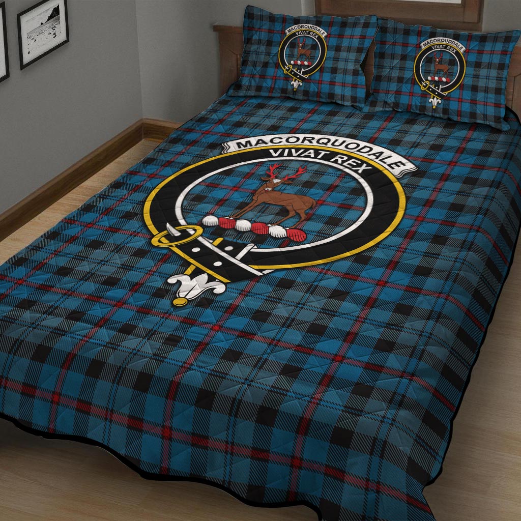 MacCorquodale (McCorquodale) Tartan Quilt Bed Set with Family Crest - Tartan Vibes Clothing