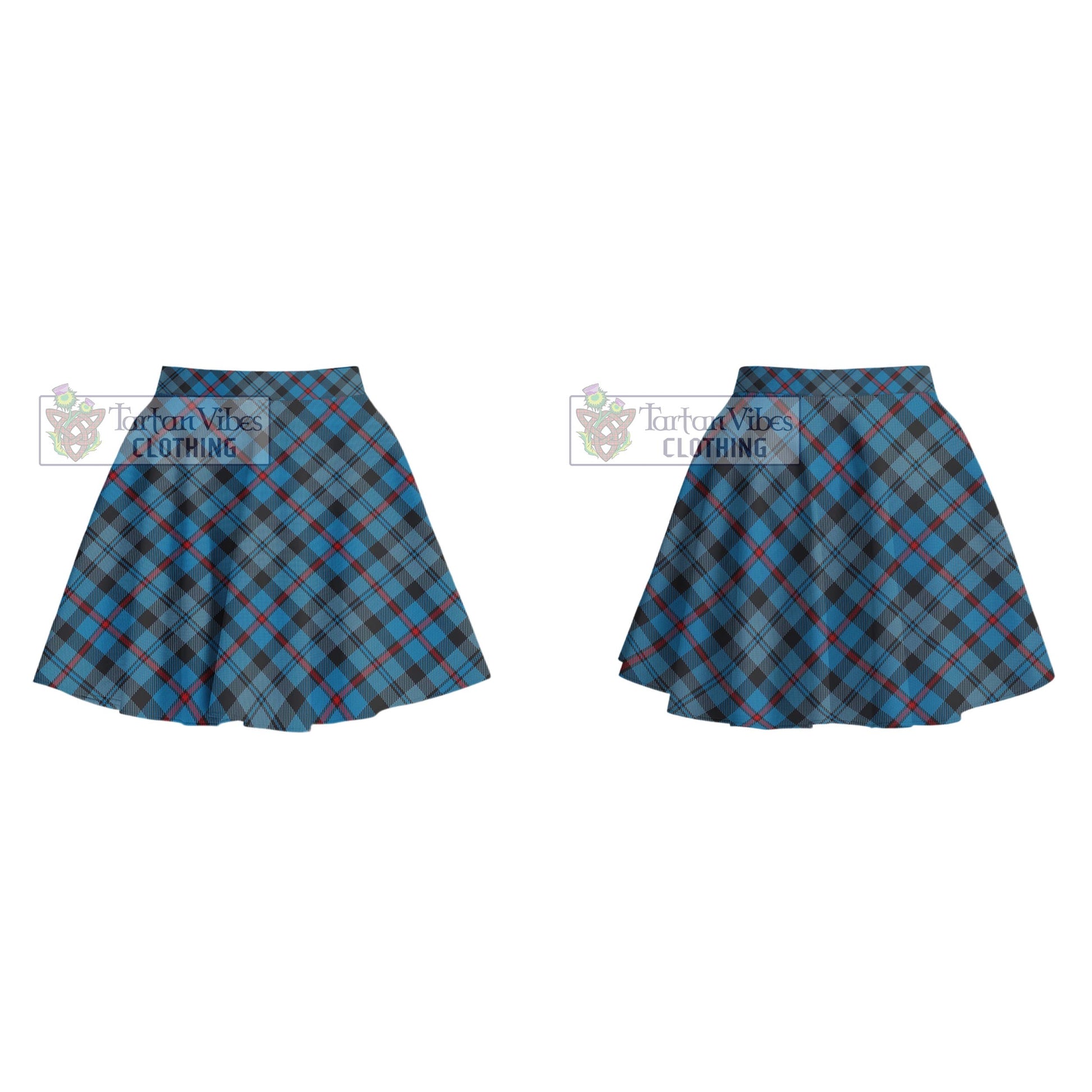 Tartan Vibes Clothing MacCorquodale Tartan Women's Plated Mini Skirt