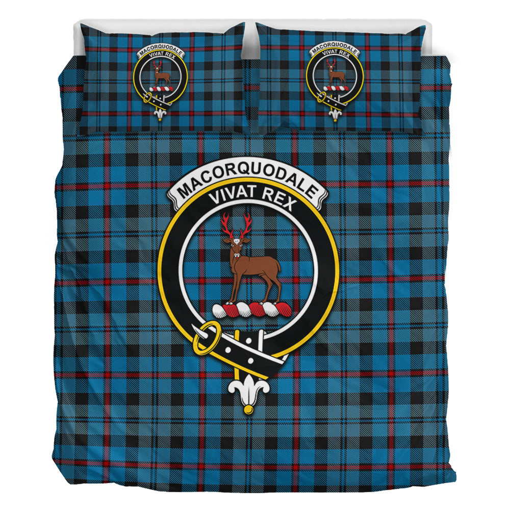 MacCorquodale (McCorquodale) Tartan Bedding Set with Family Crest - Tartan Vibes Clothing