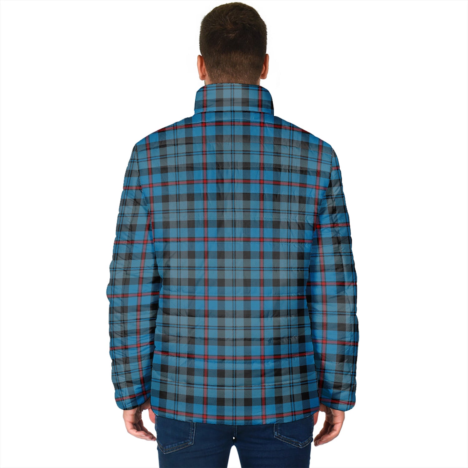 MacCorquodale (McCorquodale) Tartan Padded Jacket with Family Crest - Tartan Vibes Clothing