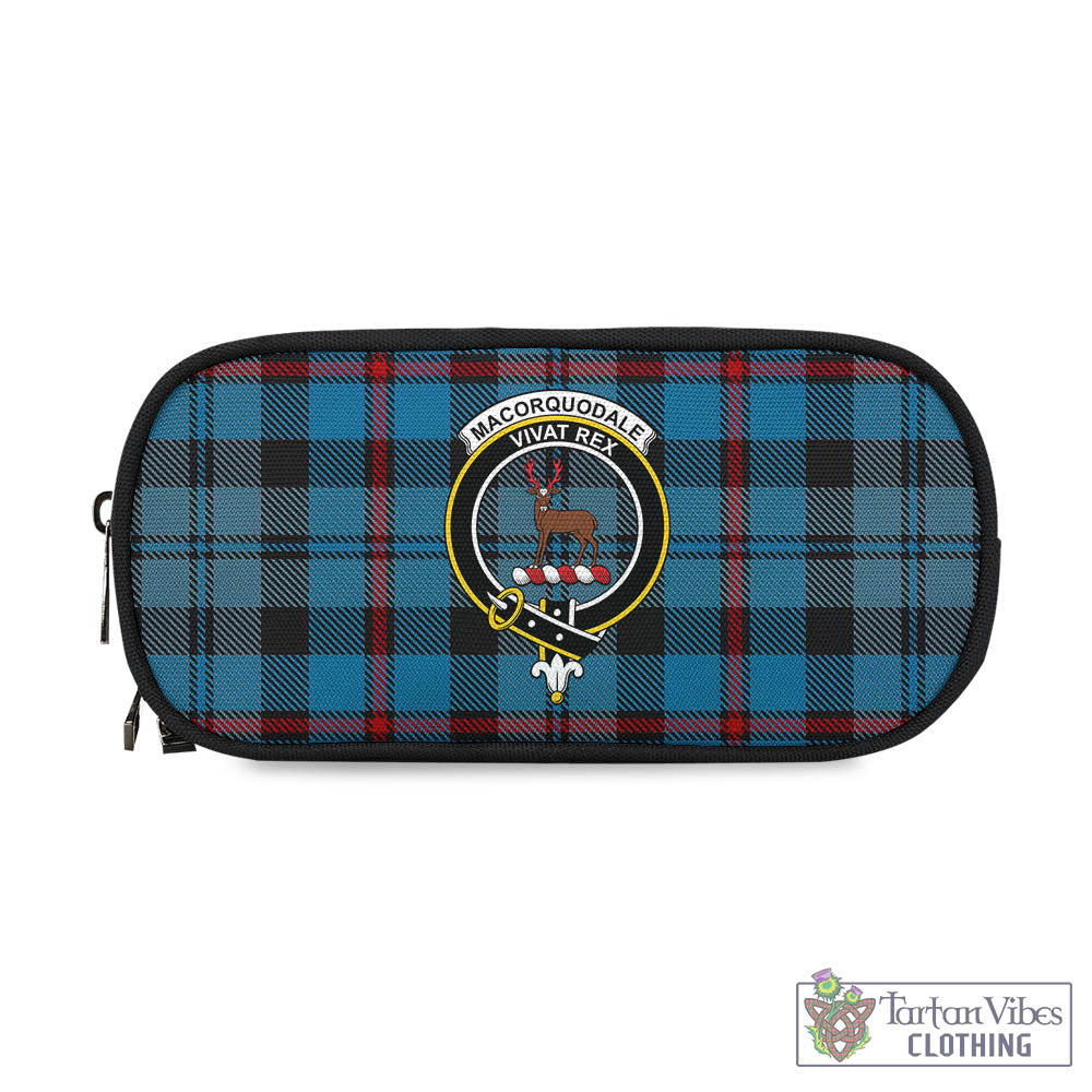 Tartan Vibes Clothing MacCorquodale Tartan Pen and Pencil Case with Family Crest