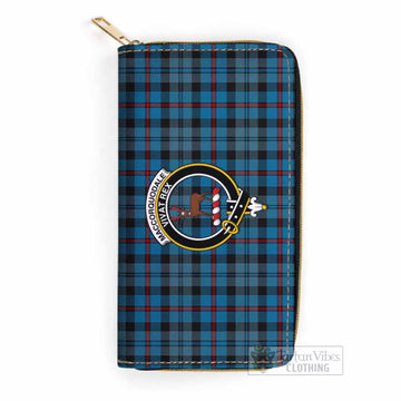 MacCorquodale (McCorquodale) Tartan Women's Leather Wallet with Family Crest One Size 19.7*10.5*3.5 cm - Tartan Vibes Clothing