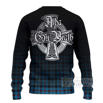 MacCorquodale (McCorquodale) Tartan Ugly Sweater Featuring Alba Gu Brath Family Crest Celtic Inspired