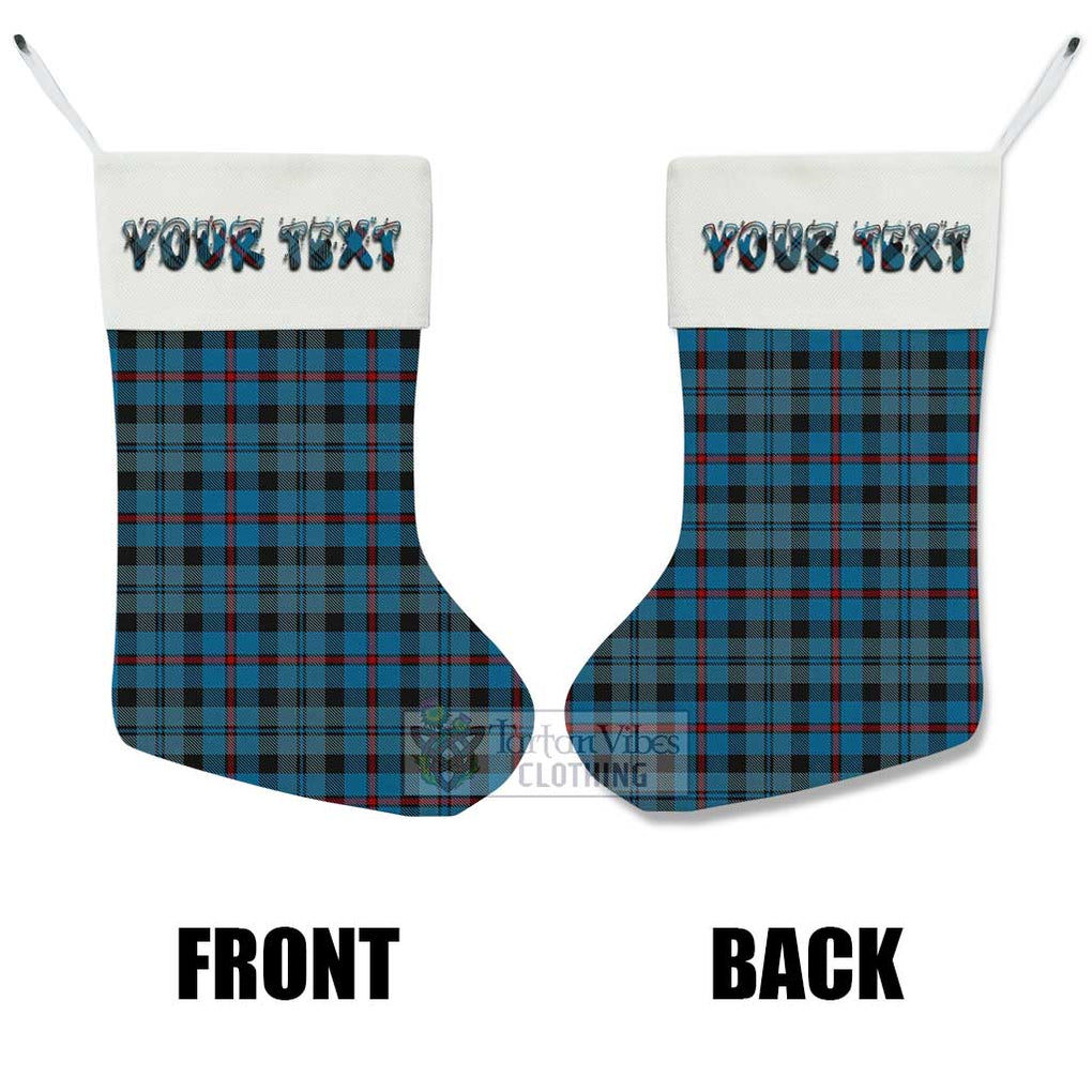 Tartan Vibes Clothing MacCorquodale (McCorquodale) Tartan Christmas Stocking with Personalized Text