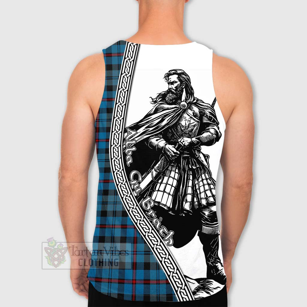 Tartan Vibes Clothing MacCorquodale (McCorquodale) Tartan Clan Crest Men's Tank Top with Highlander Warrior Celtic Style