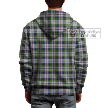 MacCracken Dress Tartan Hoodie with Family Crest DNA In Me Style