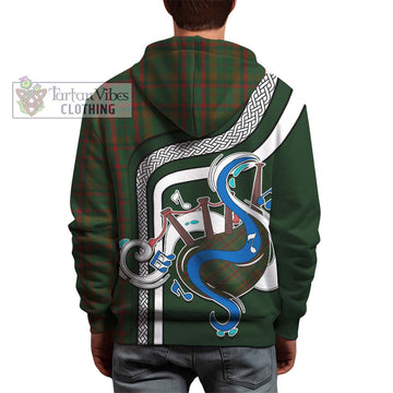 MacCracken Hunting Tartan Hoodie with Epic Bagpipe Style